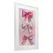 Stupell Industries Blush And Satin Bows Framed Print Under Glass, design by Annabelle Hall